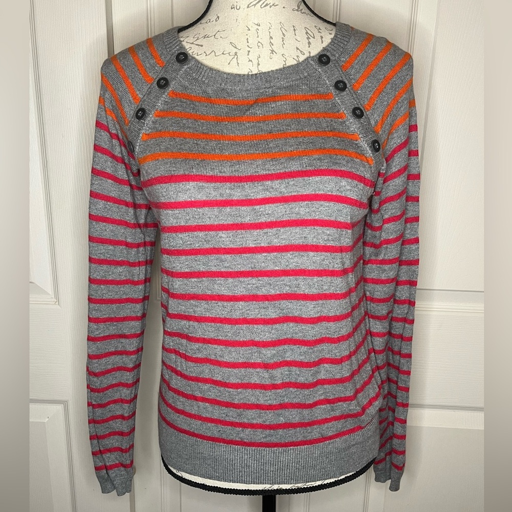 Anthropologie Rare "Gradated Stripes Pullover Sweater" by Sparrow, Size M, $88